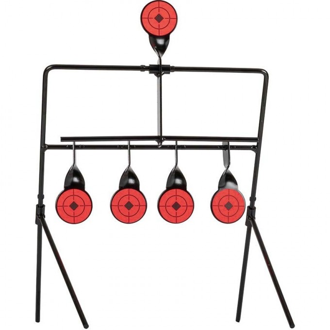 Мишень маятниковая STALKER КРУГИ 2.0, для пневматики 4.5мм, 5 мишеней ST-MSG-15H-4T-ORG